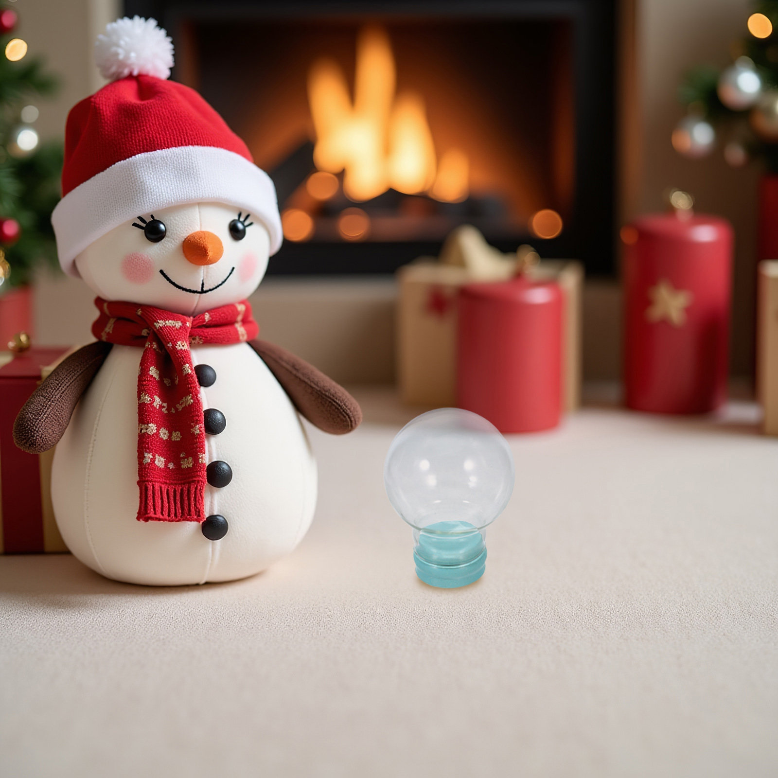 3Pcs Clear Empty Snow Globes 4 - Plastic Dome Clear ulasan dan harga