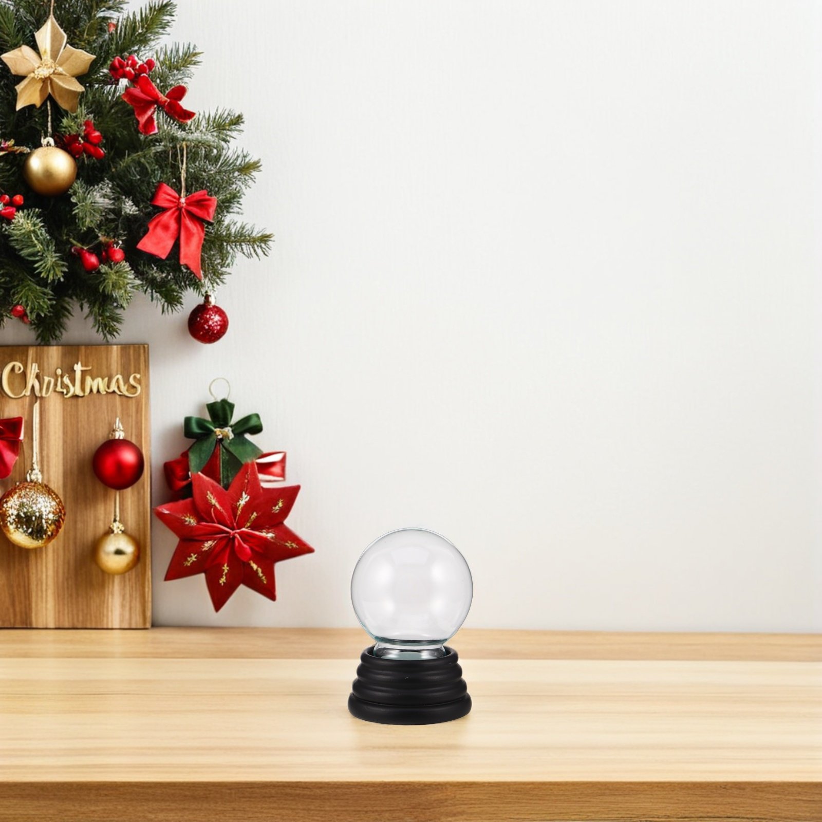 Clear Snow Globe Decoration Tr - Plastic Dome Clear ulasan dan harga