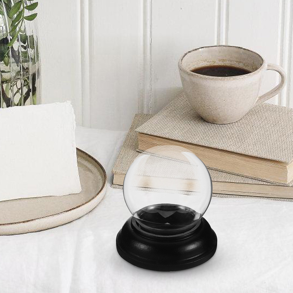 Empty Fillable Glass Snow Glob - Plastic Dome Clear ulasan dan harga