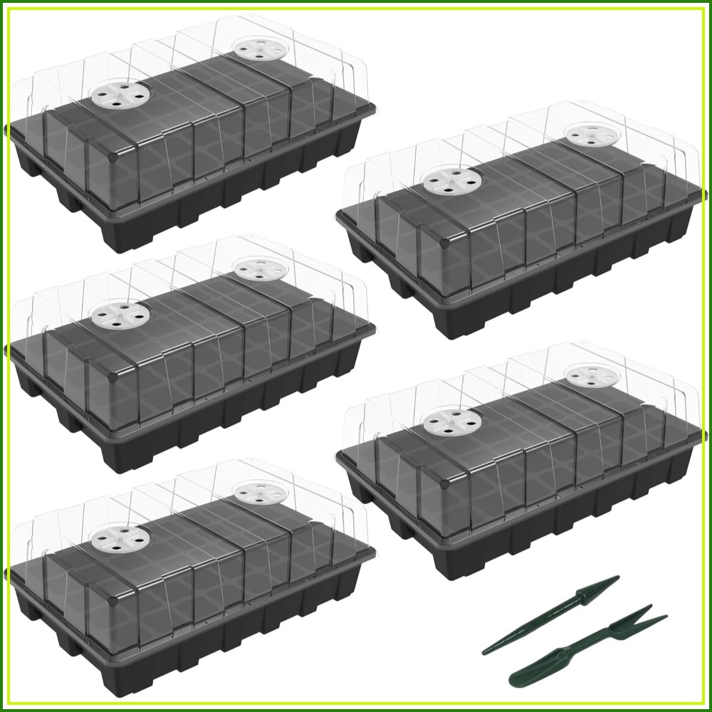 5-Set Seed Starter Tray Kits,  - Humidity Dome Kit ulasan dan harga