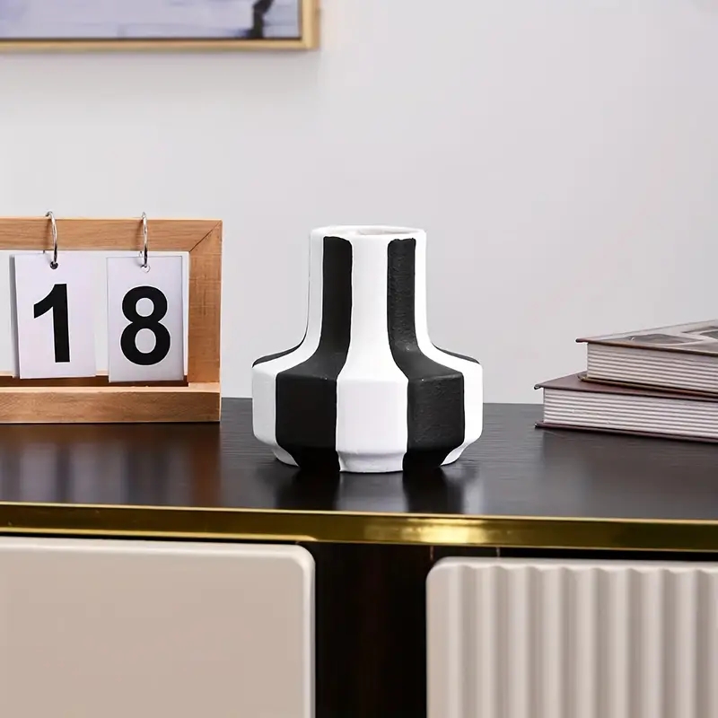 Creative Stripe Vase Black and - Propagation Station Vase ulasan dan harga