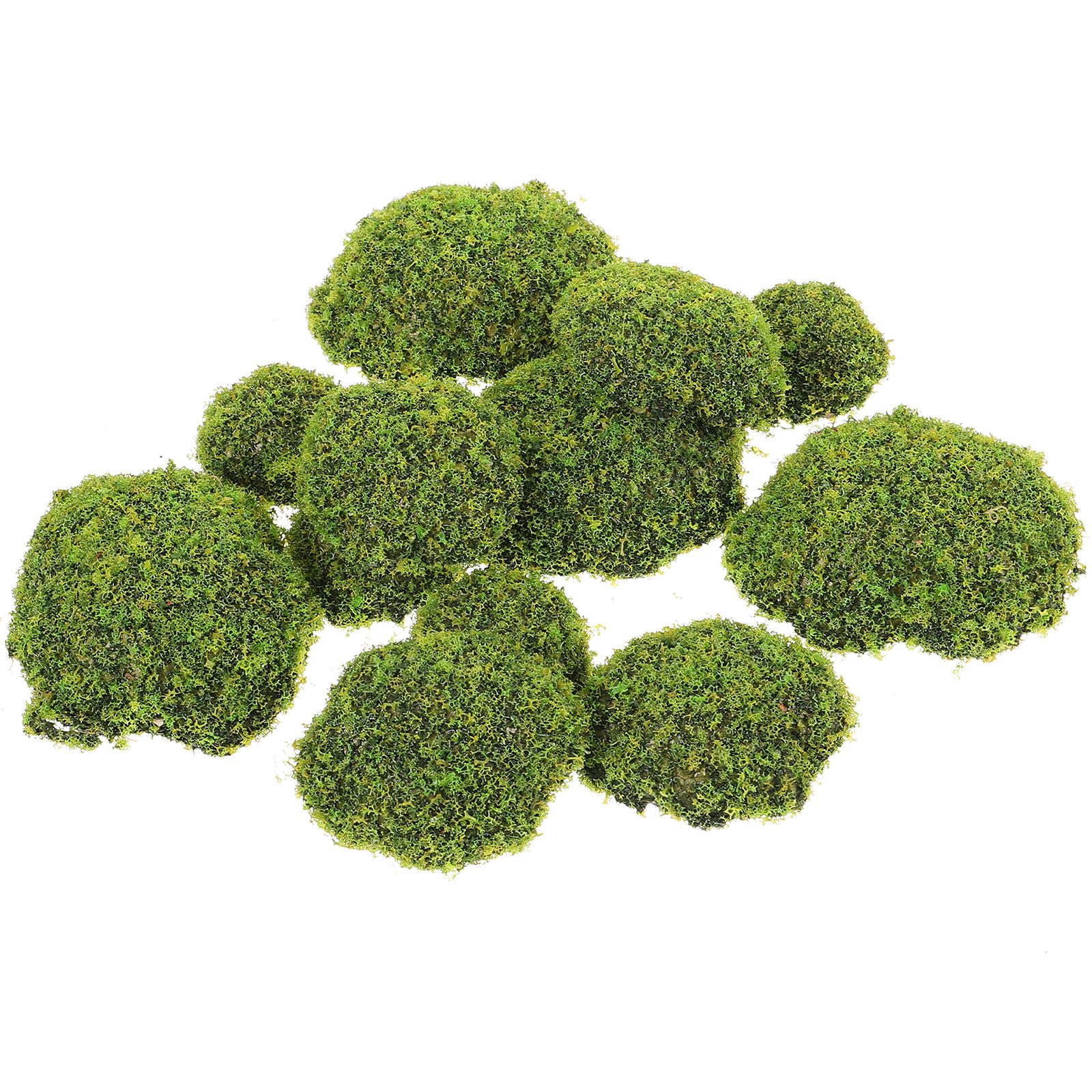 12pcs Artificial Moss RocksFak - Sphagnum Moss Dry ulasan dan harga