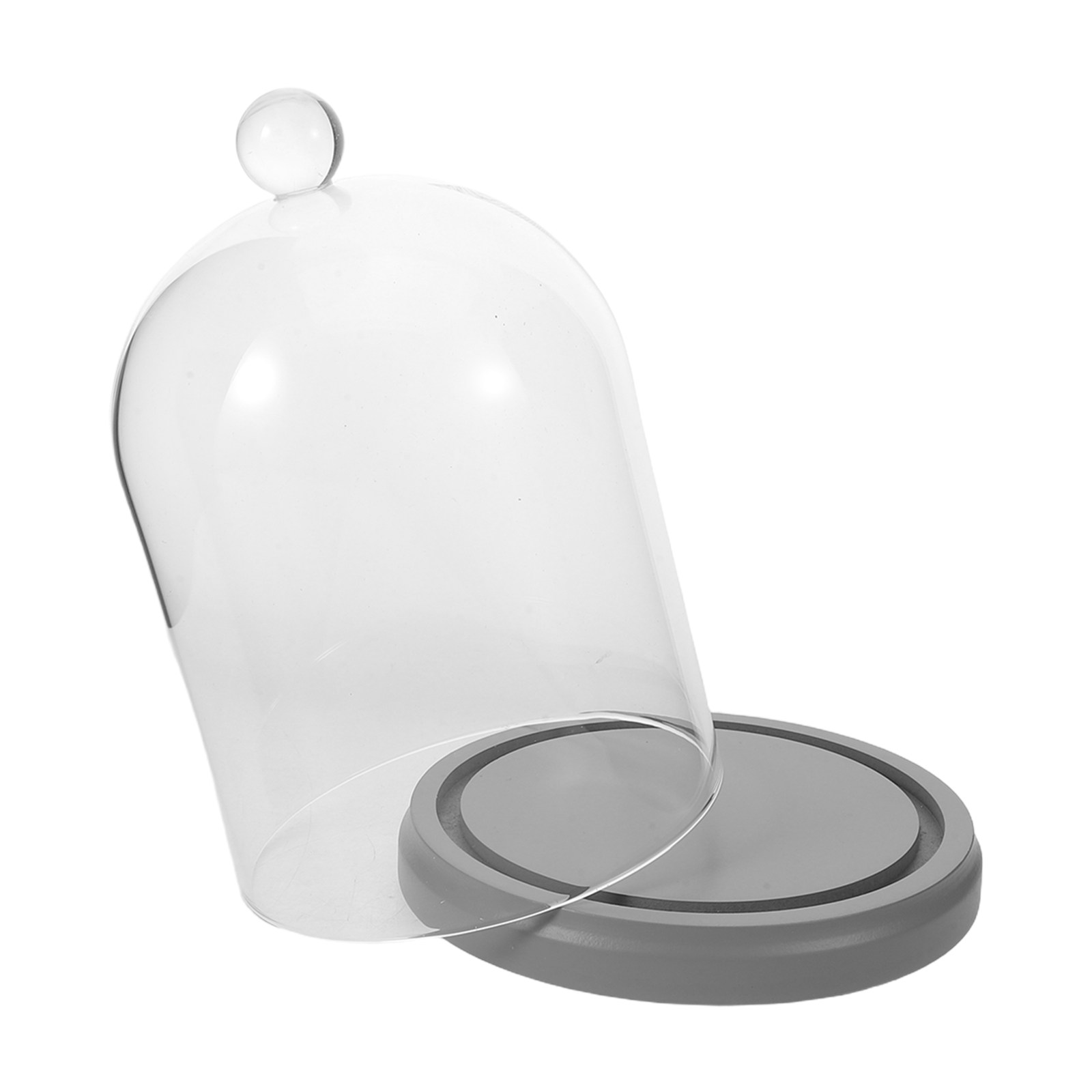 Glass Cloche Dome Transparent  - Plastic Dome Clear ulasan dan harga