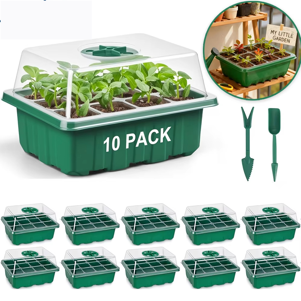 3Pcs Seed Starter Tray Mini Gr - Humidity Dome Kit ulasan dan harga
