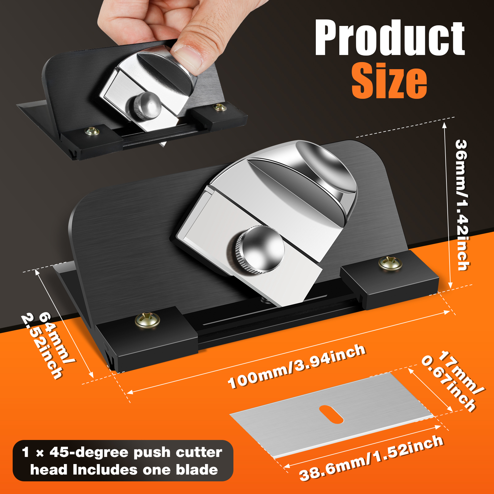 Retractable Mat Cutter 45° Bev - Cutting Board Foam ulasan dan harga